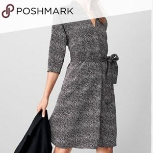 Black/White Dot Work/Casual Dress
